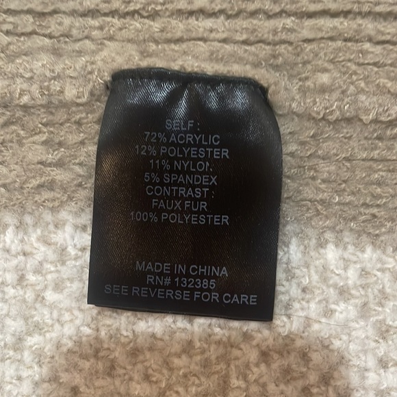 Woven midi length knit cardigan - Picture 5 of 5